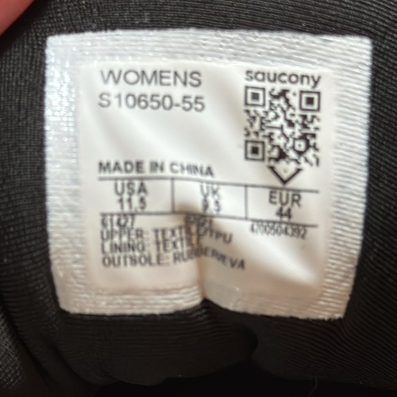 Saucony Ride14 Woman’s Lifestyle Running Shoes in Fog/Cherry size 11.5 S10650-55 - Picture 9 of 16